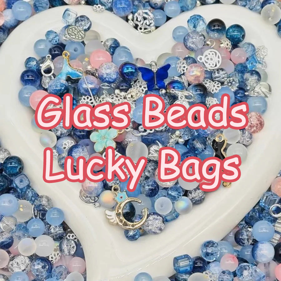 DIY Glass Beads Lucky Bags - Open in Live