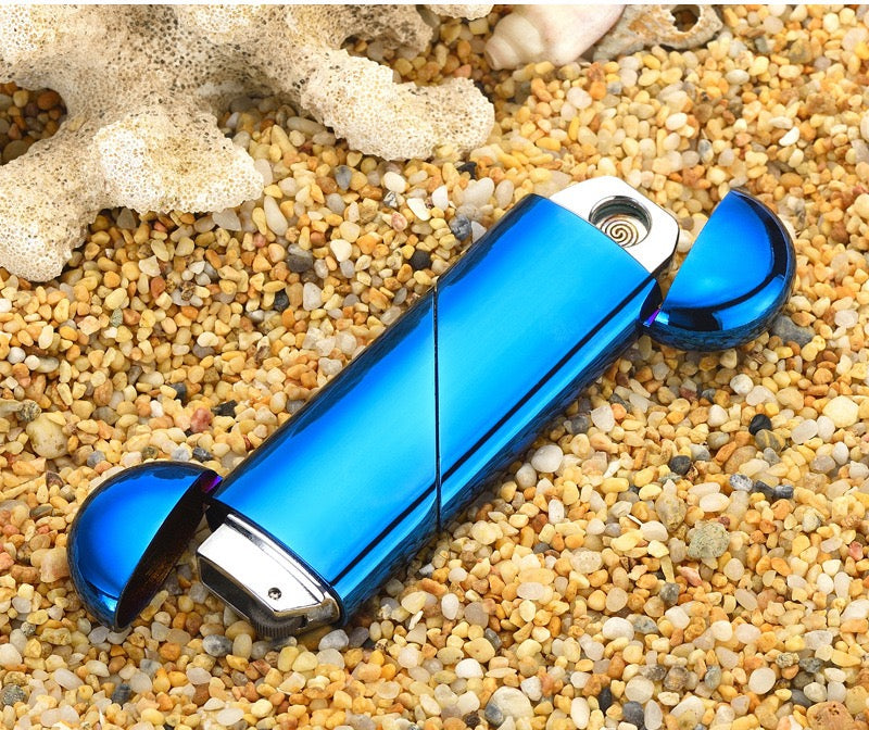 Love electric dual-use lighter can be folded