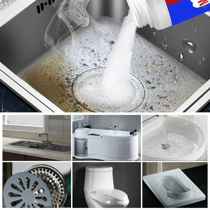 🏠🚿 Wide range of applications, the pipeline dredging agent is suitable for various pipes! 🏠🚿