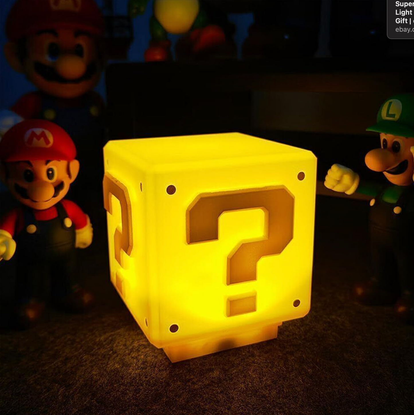 Marios Würfel Lampe