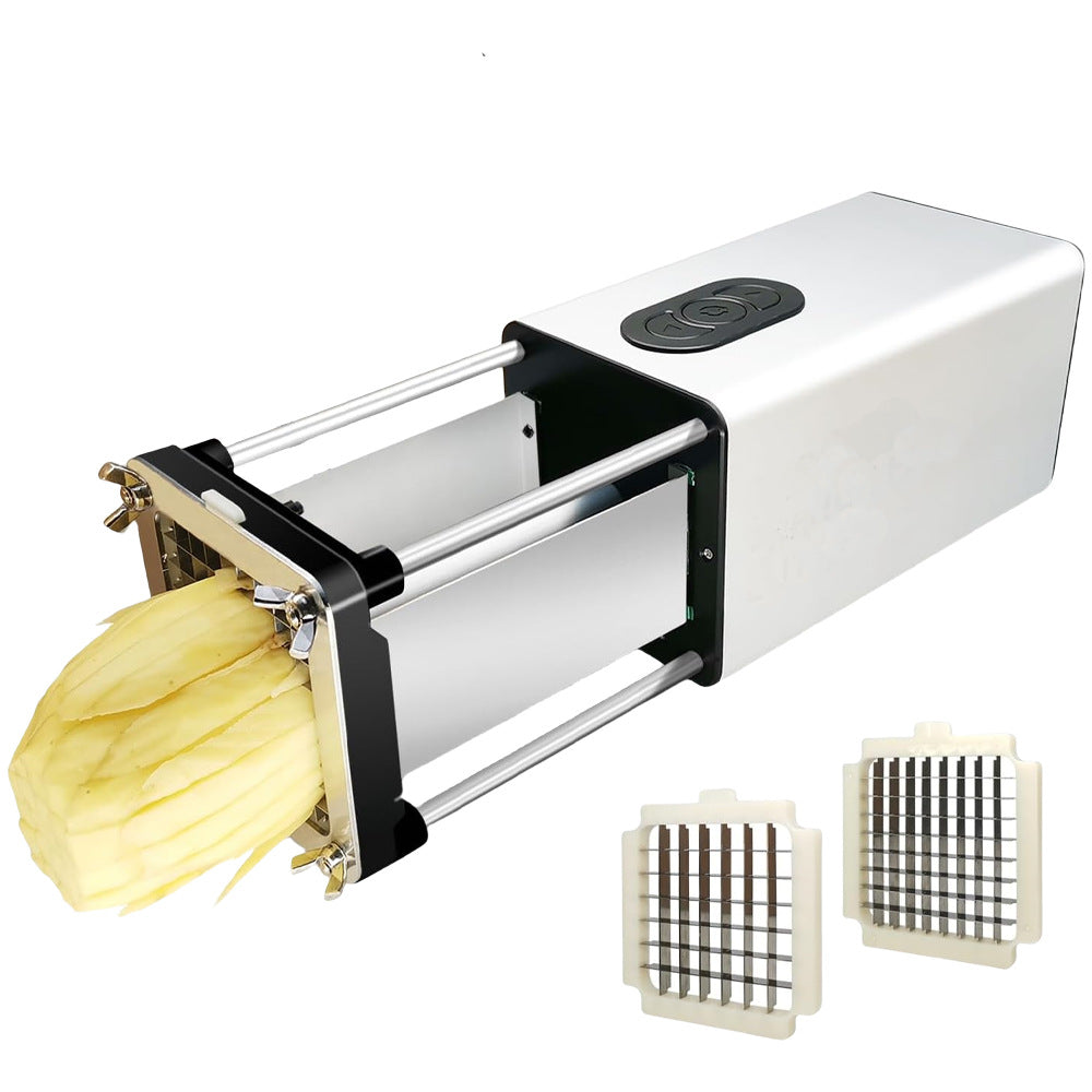 Electric French Fry Cutter with 3/8″ & 1/2″ Blades