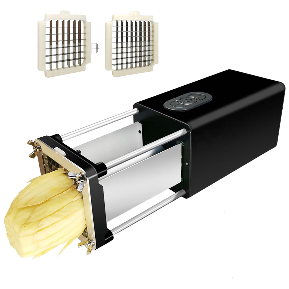 Electric French Fry Cutter with 3/8″ & 1/2″ Blades