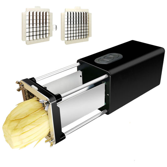 Electric French Fry Cutter with 3/8″ & 1/2″ Blades