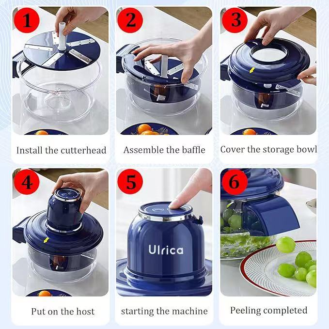 ULRICA Electric Fruit Peeler – Portable Automatic Peeling Machine 🔥Free Shipping🔥